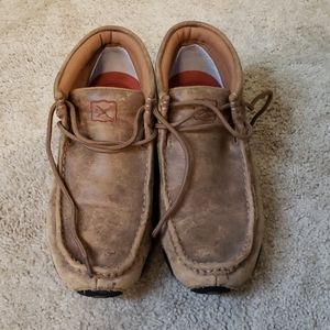 Twisted X Lace booties, Only worn once like new!